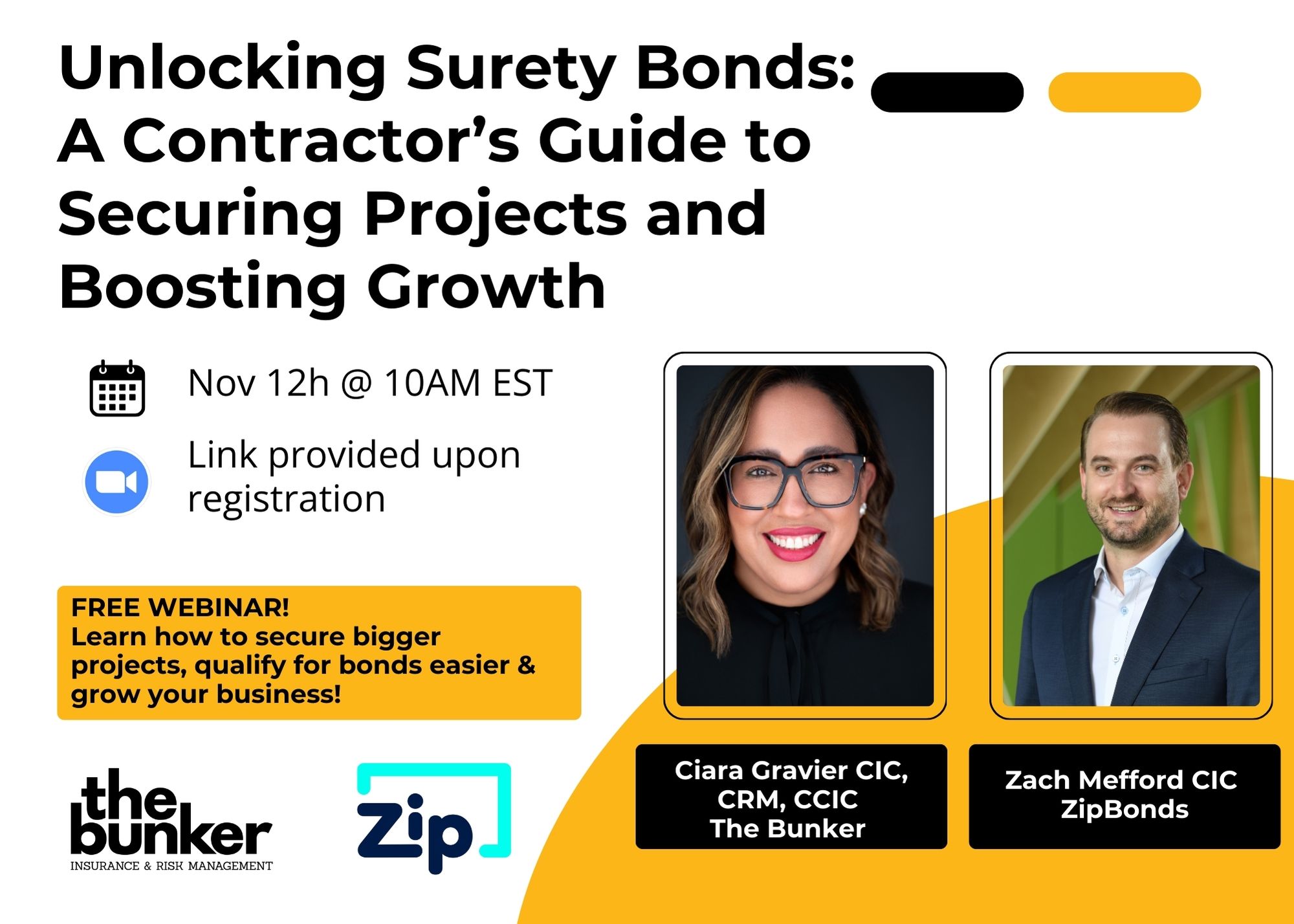 Bunker Bond Webinar Unlocking Surety Bonds: A Contractor’s Guide to Securing Projects and Boosting Growth
